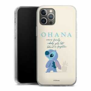 DeinDesign Handyhülle "Ohana Stitch" Apple iPhone 12 Pro, Silikon Hülle, Bumper Case, Handy Schutzhülle, Smartphone Cover Disney