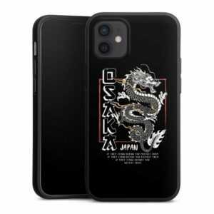 DeinDesign Handyhülle "Osaka Dragon" Apple iPhone 12 mini, Silikon Hülle, Premium Case, Handy Schutzhülle, Smartphone Cover Japan
