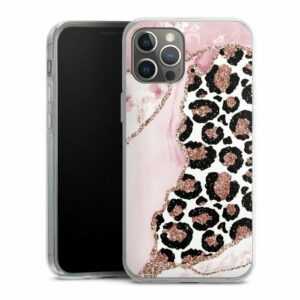 DeinDesign Handyhülle "Patterns and Textures Smooth Pink" Apple iPhone 12 Pro Max, Silikon Hülle, Bumper Case, Handy Schutzhülle, Smartphone Cover Marmor