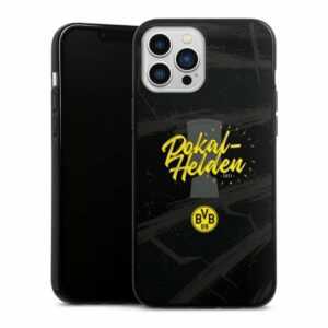 DeinDesign Handyhülle "Pokalsieger" Apple iPhone 13 Pro Max, Silikon Hülle, Bumper Case, Handy Schutzhülle, Smartphone Cover Borussia Dortmund Pokal BVB