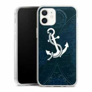 DeinDesign Handyhülle "Sailors Style" Apple iPhone 12 mini, Silikon Hülle, Bumper Case, Handy Schutzhülle, Smartphone Cover Anker