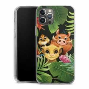 DeinDesign Handyhülle "Simbas Friends" Apple iPhone 12 Pro, Silikon Hülle, Bumper Case, Handy Schutzhülle, Smartphone Cover Disney