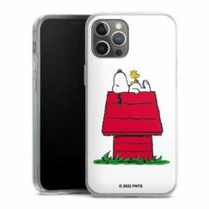 DeinDesign Handyhülle "Snoopy and Woodstock Classic" Apple iPhone 12 Pro Max, Silikon Hülle, Bumper Case, Handy Schutzhülle, Smartphone Cover Snoopy