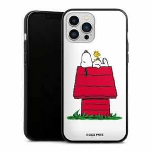 DeinDesign Handyhülle "Snoopy and Woodstock Classic" Apple iPhone 13 Pro Max, Silikon Hülle, Bumper Case, Handy Schutzhülle, Smartphone Cover Snoopy Offizielles Lizenzprodukt Peanuts