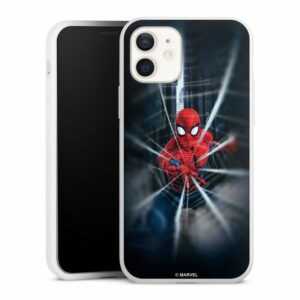 DeinDesign Handyhülle "Spider-Man Webs In Action" Apple iPhone 12, Silikon Hülle, Bumper Case, Handy Schutzhülle, Smartphone Cover Marvel