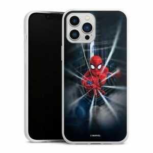 DeinDesign Handyhülle "Spider-Man Webs In Action" Apple iPhone 13 Pro Max, Silikon Hülle, Bumper Case, Handy Schutzhülle, Smartphone Cover Marvel Spider-Man Kinofilm