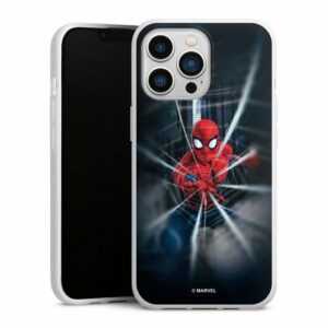 DeinDesign Handyhülle "Spider-Man Webs In Action" Apple iPhone 13 Pro, Silikon Hülle, Bumper Case, Handy Schutzhülle, Smartphone Cover Marvel Spider-Man Kinofilm