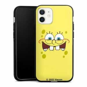 DeinDesign Handyhülle "Spongebob - Closeup" Apple iPhone 12, Silikon Hülle, Bumper Case, Handy Schutzhülle, Smartphone Cover