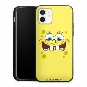 DeinDesign Handyhülle "Spongebob - Closeup" Apple iPhone 12, Silikon Hülle, Premium Case, Handy Schutzhülle, Smartphone Cover