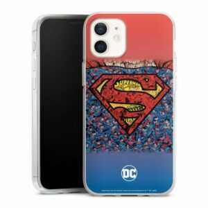 DeinDesign Handyhülle "Superman Logo Mosaic" Apple iPhone 12 Pro, Silikon Hülle, Bumper Case, Handy Schutzhülle, Smartphone Cover Logo
