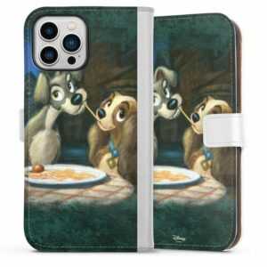 DeinDesign Handyhülle "Susi & Strolch" Apple iPhone 13 Pro Max, Hülle, Handy Flip Case, Wallet Cover, Handytasche Leder Susi und Strolch Disney Offizielles Lizenzprodukt