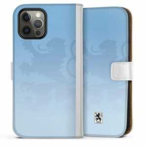 DeinDesign Handyhülle "TSV 1860 - Wappen klein" Apple iPhone 12 Pro Max, Hülle, Handy Flip Case, Wallet Cover, Handytasche Leder Logo