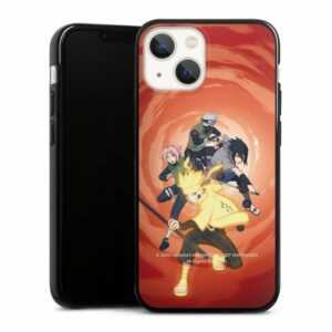 DeinDesign Handyhülle "Team 7" Apple iPhone 13 Mini, Silikon Hülle, Bumper Case, Handy Schutzhülle, Smartphone Cover Naruto Shippuden Sasuke Sakura