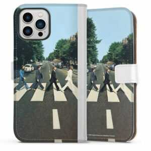 DeinDesign Handyhülle "The Beatles - Abbey Road" Apple iPhone 13 Pro Max, Hülle, Handy Flip Case, Wallet Cover, Handytasche Leder Abbey Road The Beatles Musik