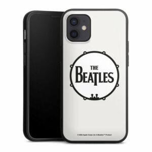 DeinDesign Handyhülle "The Beatles - Logo Drum" Apple iPhone 12 mini, Silikon Hülle, Premium Case, Handy Schutzhülle, Smartphone Cover Logo