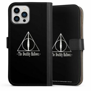 DeinDesign Handyhülle "The Deathly Hallows 2" Apple iPhone 13 Pro Max, Hülle, Handy Flip Case, Wallet Cover, Handytasche Leder Heiligtümer des Todes Zauberei & Magie Harry Potter
