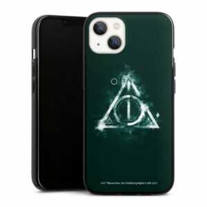 DeinDesign Handyhülle "The Deathly Hallows Glow" Apple iPhone 13, Silikon Hülle, Bumper Case, Handy Schutzhülle, Smartphone Cover Harry Potter Heiligtümer des Todes Offizielles Lizenzprodukt