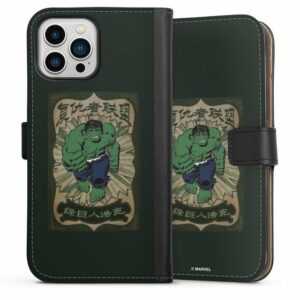 DeinDesign Handyhülle "The Incredible Hulk" Apple iPhone 13 Pro Max, Hülle, Handy Flip Case, Wallet Cover, Handytasche Leder Marvel Hulk Offizielles Lizenzprodukt