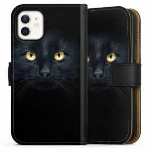 DeinDesign Handyhülle "Tom Cat" Apple iPhone 12 mini, Hülle, Handy Flip Case, Wallet Cover, Handytasche Leder Katze Auge