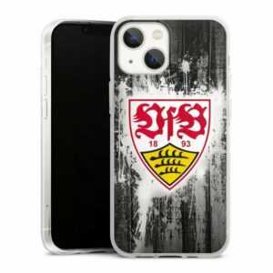 DeinDesign Handyhülle "VfB Stuttgart Splash" Apple iPhone 13 Mini, Silikon Hülle, Bumper Case, Handy Schutzhülle, Smartphone Cover VfB Stuttgart Offizielles Lizenzprodukt Bundesliga