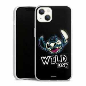 DeinDesign Handyhülle "Wild One Stitch" Apple iPhone 13, Silikon Hülle, Bumper Case, Handy Schutzhülle, Smartphone Cover Lilo & Stitch Offizielles Lizenzprodukt Disney