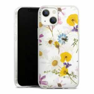 DeinDesign Handyhülle "Wildflower Wallpaper" Apple iPhone 13 Mini, Silikon Hülle, Bumper Case, Handy Schutzhülle, Smartphone Cover Blumen Natur Utart