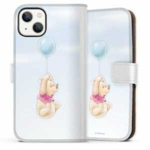 DeinDesign Handyhülle "Winnie Puuh Balloon" Apple iPhone 13, Hülle, Handy Flip Case, Wallet Cover, Handytasche Leder Offizielles Lizenzprodukt Winnie Puuh Disney