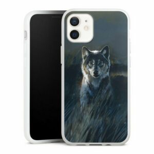 DeinDesign Handyhülle "Wolf 2" Apple iPhone 12 mini, Silikon Hülle, Bumper Case, Handy Schutzhülle, Smartphone Cover Wolf