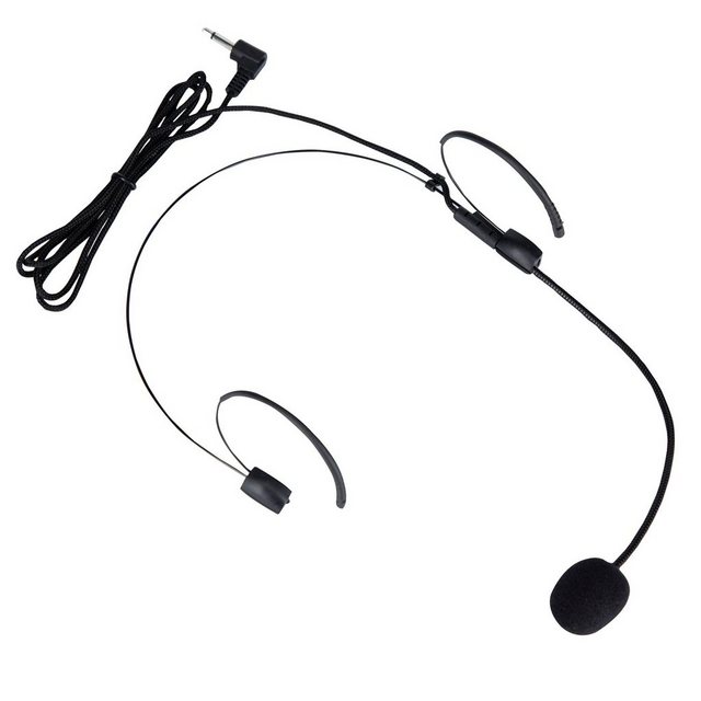 Celexon Voice Booster Headset Professional Headset (Mikrofon mit Windschutzaufsatz, 3,5mm Klinke)