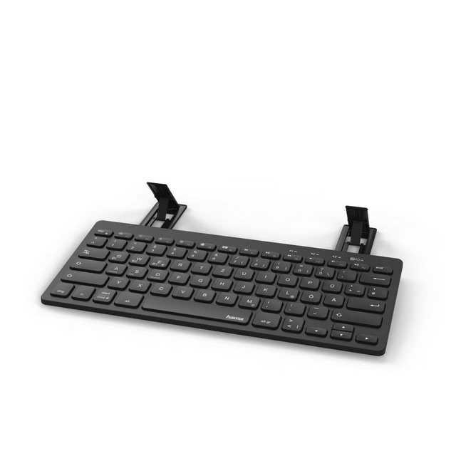 Hama Bluetooth Tastatur Tablet Smartphones mit Standfunktion Tastatur (Deutsche Tastatur (QWERTZ)