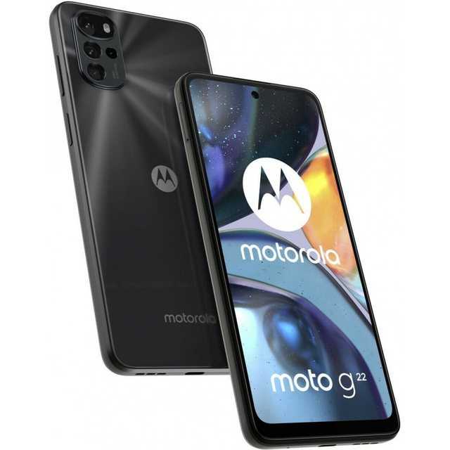 Motorola XT2231-2 Moto G22 64 GB / 4 GB – Smartphone – cosmic black Smartphone (6,5 Zoll, 64 GB Speicherplatz)