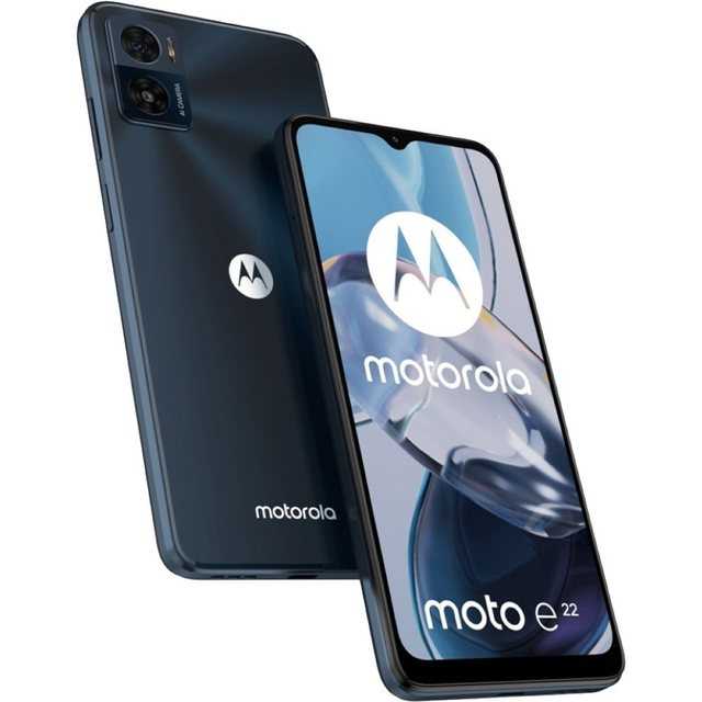 Motorola XT2239-7 Moto E22 32 GB / 3 GB – Smartphone – astro black Smartphone (6,5 Zoll, 32 GB Speicherplatz)