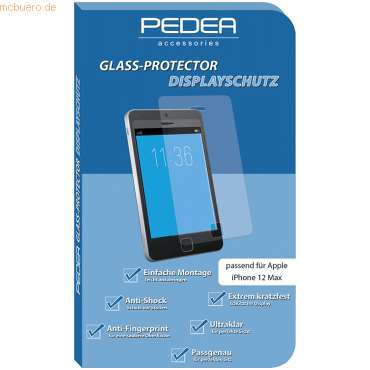 PEDEA PEDEA Display-Schutzglas für Apple iPhone 12