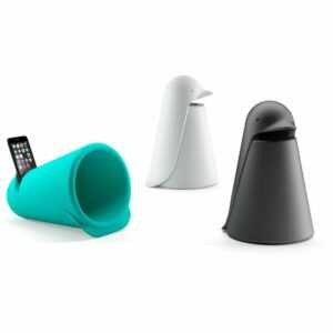 Plust - Smartphone-Lautsprecher Modernes Design Pinguin Ping | Beige