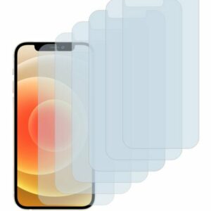 Savvies Schutzfolie "für Apple iPhone 12", (6 Stück), Folie Schutzfolie klar