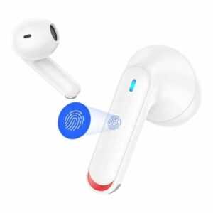 USAMS "ENC Bluetooth Kopfhörer BT 5.2 TWS In-Ear Kabellos Ohrhörer" Bluetooth-Kopfhörer (Touch-Fünktion, für Smartphone Sport Samsung Huawei Apple iPhone LG usw)