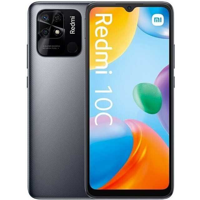 Xiaomi Redmi 10C 64 GB / 3 GB – Smartphone – graphite gray Smartphone (6,7 Zoll, 64 GB Speicherplatz)