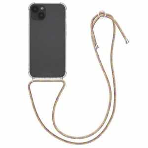 kwmobile Handyhülle, Necklace Case kompatibel mit Apple iPhone 13 - Hülle Silikon mit Handykette - Band Handyhülle