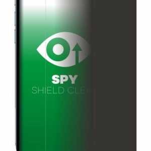 upscreen Schutzfolie "Blickschutzfolie für Apple iPhone 13 Pro Max", Blaulichtfilter Privacy Folie Schutzfolie Sichtschutz klar Anti-Spy