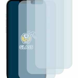 BROTECT "Panzerglas für Apple iPhone 13 Pro Max" für Apple iPhone 13 Pro Max, Displayschutzglas, 3 Stück, Schutzglas Echtglas 9H Härte HD-Clear
