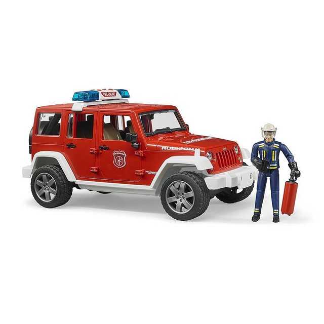 Bruder® Spielzeug-Feuerwehr Jeep Wrangler Unlimited Rubicon Feuerwehr