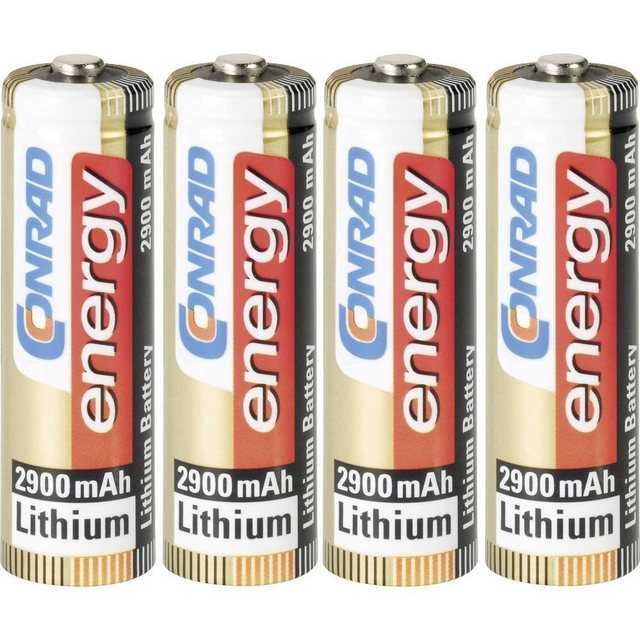 Conrad energy "Extrem Power Lithium Mignon-Batterien" Akku, Mignon (AA)-Batterie