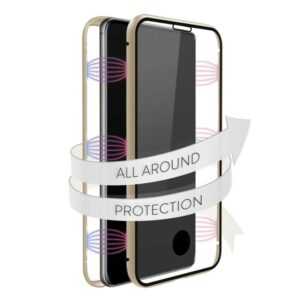 Cover "360° Glass" für Samsung Galaxy A71, Gold Handyhülle