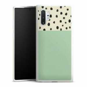 DeinDesign Handyhülle "Abstrakt Polka Dots Boho Dots and Boho", Samsung Galaxy Note 10 Plus Silikon Hülle Bumper Case Smartphone Cover