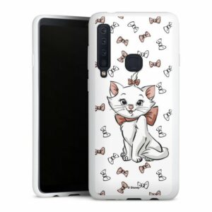 DeinDesign Handyhülle "Aristocats Marie Disney Katze Marie Shy", Samsung Galaxy A9 (2018) Silikon Hülle Bumper Case Handy Schutzhülle