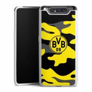 DeinDesign Handyhülle "BVB Borussia Dortmund Fanartikel BVB Camo", Samsung Galaxy A80 Silikon Hülle Bumper Case Handy Schutzhülle