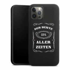 DeinDesign Handyhülle "Bester Opa", Apple iPhone 12 Pro Max Silikon Hülle Premium Case Handy Schutzhülle