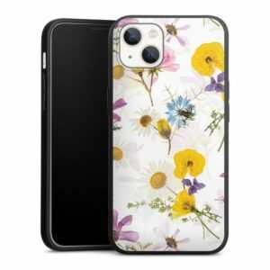 DeinDesign Handyhülle "Blumen Natur Utart Wildflower Wallpaper", Apple iPhone 13 Silikon Hülle Premium Case Handy Schutzhülle