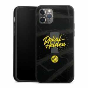 DeinDesign Handyhülle "Borussia Dortmund Pokal BVB Pokalsieger", Apple iPhone 12 Pro Silikon Hülle Premium Case Handy Schutzhülle