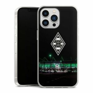 DeinDesign Handyhülle "Borussia Mönchengladbach Offizielles Lizenzprodukt Stadion", Apple iPhone 13 Pro Silikon Hülle Bumper Case Handy Schutzhülle